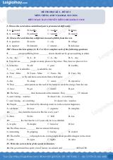 Đề thi học kì 2 Tiếng Anh 7 Global Success - Đề số 3